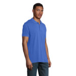 PLANET Poloshirt Herren 170 g/m² Blau – Rückansicht
