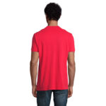 PLANET Poloshirt Herren 170 g/m² Rot – Seitenansicht