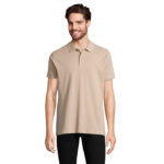 PLANET Poloshirt Herren 170 g/m² Braun – Vorderansicht