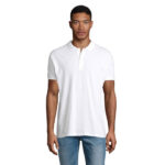 PLANET Poloshirt Herren 170 g/m² White – Vorderansicht