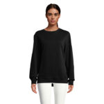 COMET Sweatshirt 280 g/m² Schwarz – Vorderansicht