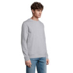 COMET Sweatshirt 280 g/m² Grau – Rückansicht
