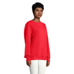 COMET Sweatshirt 280 g/m² Rot – Rückansicht