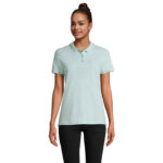 PLANET Poloshirt Damen 170 g/m² Blau – Vorderansicht