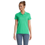 PLANET Poloshirt Damen 170 g/m² Grün – Vorderansicht