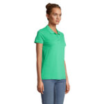 PLANET Poloshirt Damen 170 g/m² Grün – Seitenansicht