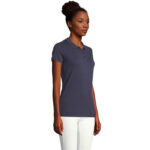 PLANET Poloshirt Damen 170 g/m² Blau – Rückansicht