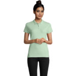 PLANET Poloshirt Damen 170 g/m² Grün – Vorderansicht