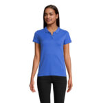 PLANET Poloshirt Damen 170 g/m² Blau – Vorderansicht