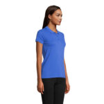 PLANET Poloshirt Damen 170 g/m² Blau – Rückansicht
