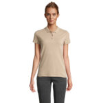 PLANET Poloshirt Damen 170 g/m² Braun – Vorderansicht