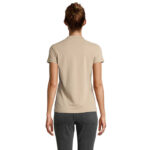 PLANET Poloshirt Damen 170 g/m² Braun – Rückansicht