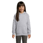 STELLAR Hoodie Kinder Grau – Vorderansicht
