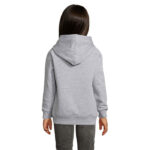 STELLAR Hoodie Kinder Grau – Rückansicht