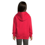STELLAR Hoodie Kinder Rot – Rückansicht