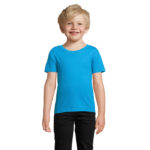 PIONEER T-Shirt Kinder 175 g/m² Blau – Vorderansicht