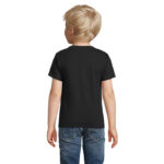 PIONEER T-Shirt Kinder 175 g/m² Schwarz – Rückansicht