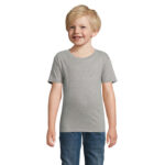 PIONEER T-Shirt Kinder 175 g/m² Grau – Vorderansicht
