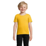 PIONEER T-Shirt Kinder 175 g/m² Gold – Vorderansicht