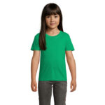 PIONEER T-Shirt Kinder 175 g/m² Grün – Vorderansicht