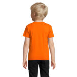 PIONEER T-Shirt Kinder 175 g/m² Orange – Rückansicht