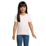 PIONEER T-Shirt Kinder 175 g/m² Rosa – Vorderansicht