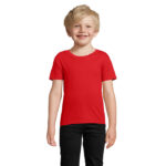 PIONEER T-Shirt Kinder 175 g/m² Rot – Vorderansicht