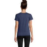 PIONEER T-Shirt Damen 175 g/m² Blau – Seitenansicht