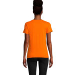 PIONEER T-Shirt Damen 175 g/m² Orange – Seitenansicht