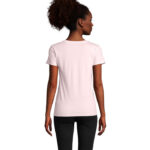 PIONEER T-Shirt Damen 175 g/m² Rosa – Seitenansicht