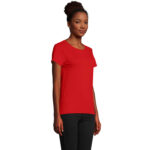 PIONEER T-Shirt Damen 175 g/m² Rot – Rückansicht