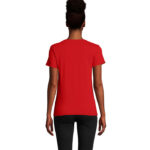 PIONEER T-Shirt Damen 175 g/m² Rot – Seitenansicht