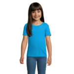CRUSADER T-Shirt Kinder 150 g/m² Blau – Vorderansicht