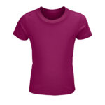 CRUSADER T-Shirt Kinder 150 g/m² Rosa – Vorderansicht