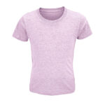 CRUSADER T-Shirt Kinder 150 g/m² Rosa – Vorderansicht