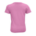 CRUSADER T-Shirt Kinder 150 g/m² Rosa – Rückansicht