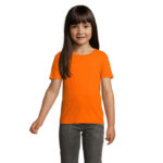 CRUSADER T-Shirt Kinder 150 g/m² Orange – Vorderansicht