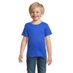 CRUSADER T-Shirt Kinder 150 g/m² Blau – Vorderansicht