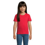 CRUSADER T-Shirt Kinder 150 g/m² Rot – Vorderansicht