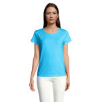 CRUSADER T-Shirt Damen 150 g/m² Blau – Vorderansicht