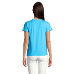 CRUSADER T-Shirt Damen 150 g/m² Blau – Seitenansicht