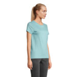 CRUSADER T-Shirt Damen 150 g/m² Blau – Seitenansicht