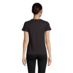 CRUSADER T-Shirt Damen 150 g/m² Schwarz – Seitenansicht