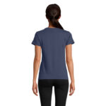 CRUSADER T-Shirt Damen 150 g/m² Blau – Seitenansicht
