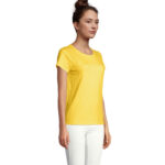 CRUSADER T-Shirt Damen 150 g/m² Gold – Rückansicht