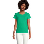 CRUSADER T-Shirt Damen 150 g/m² Grün – Vorderansicht