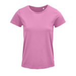 CRUSADER T-Shirt Damen 150 g/m² Rosa – Vorderansicht