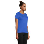 CRUSADER T-Shirt Damen 150 g/m² Blau – Rückansicht