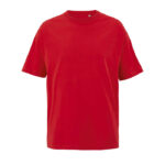 BOXY Oversize-T-Shirt Herren Rot – Vorderansicht