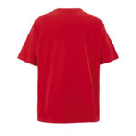 BOXY Oversize-T-Shirt Herren Rot – Rückansicht